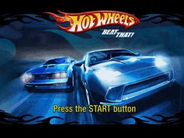 Hot Wheels - Beat That! screen shot title